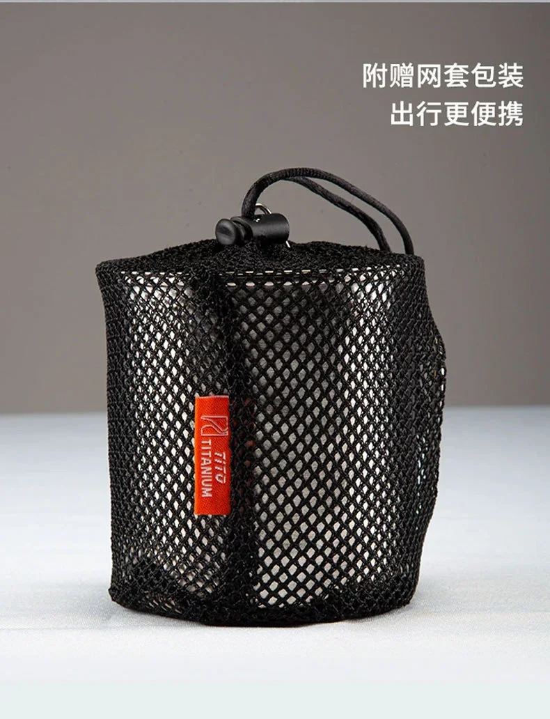 Collapsible Pure Titanium Camping Cup detail 9